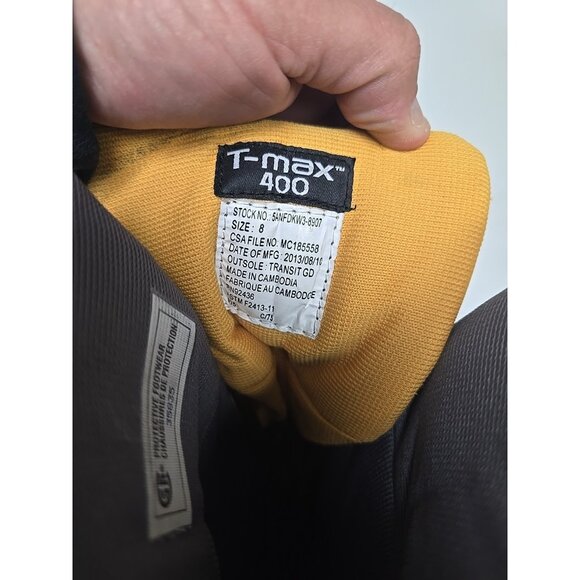 Dakota Men's Composite Toe Composite Plate 8907 T-Max ICEFX Boots Black 8M - Picture 7 of 8